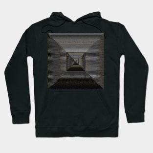 Sacred Geometry 3D Watercolor Pyramid Architecture Hoodie